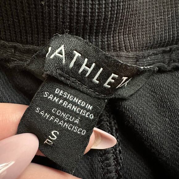 Athleta black jogger sweat pants size S - Picture 6 of 11
